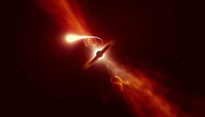 Kara deliğe düşen yıldızın son anları… GÖZLERİNİZE İNANAMAYACAKSINIZ!