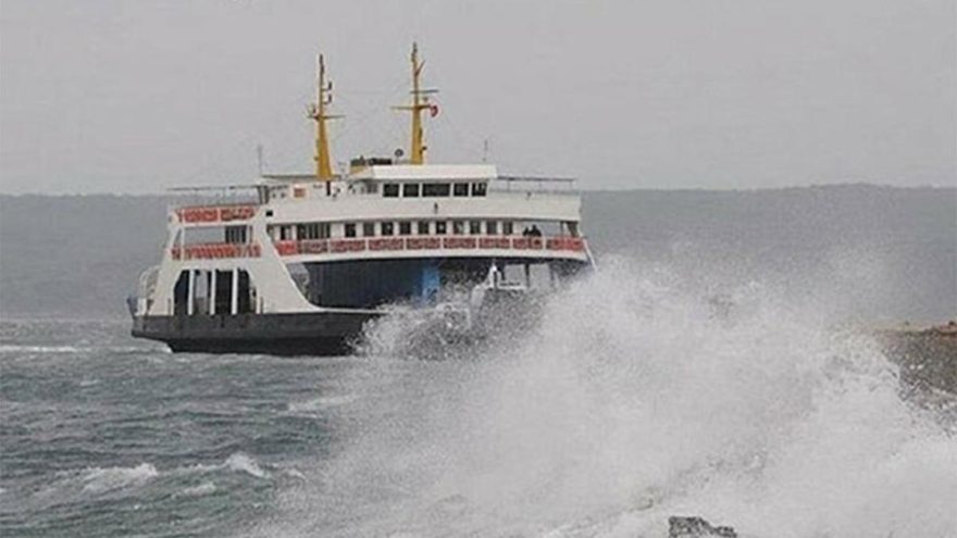 Feribot seferleri iptal: BUGÜN FIRTINA VAR!